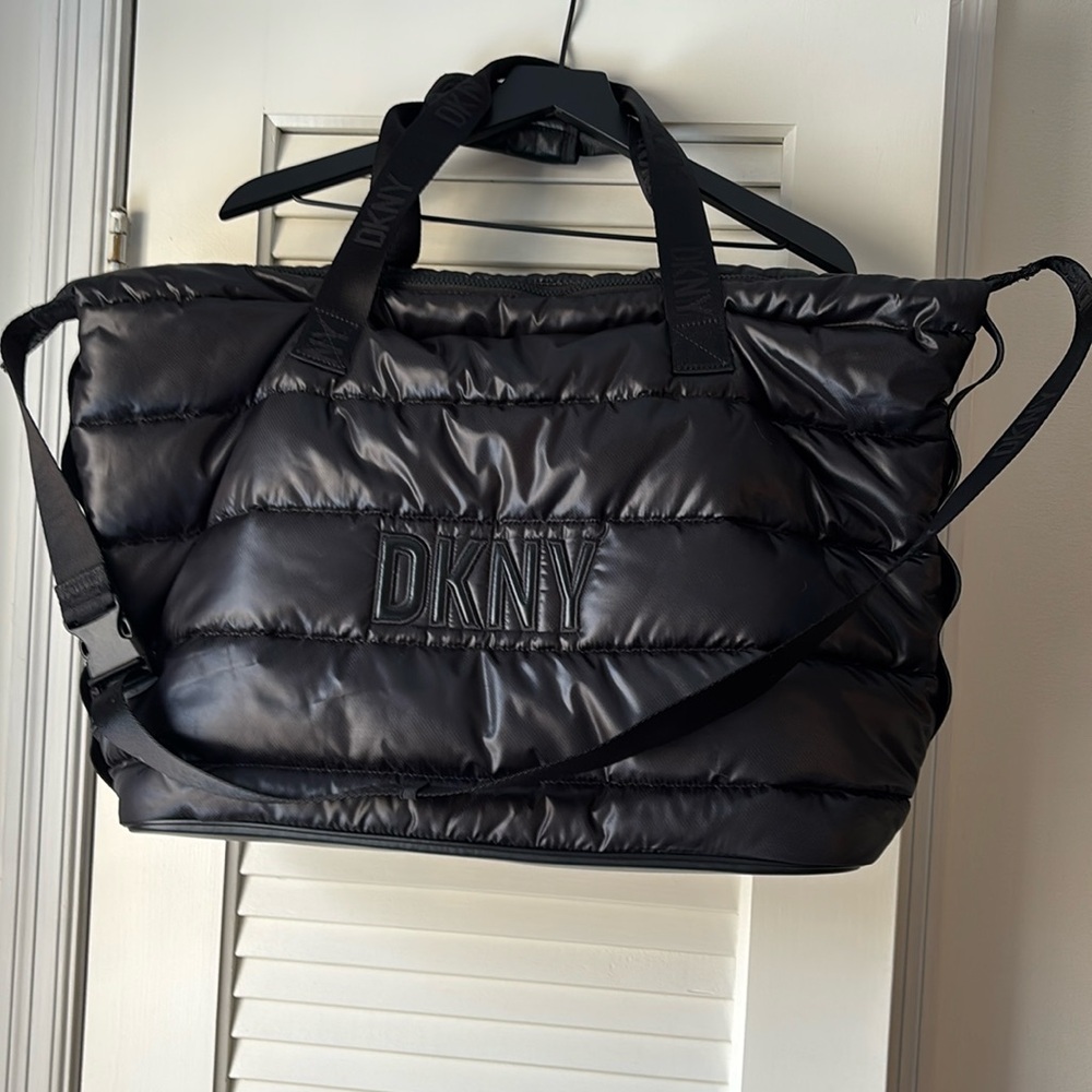 DKNY black travel bag
